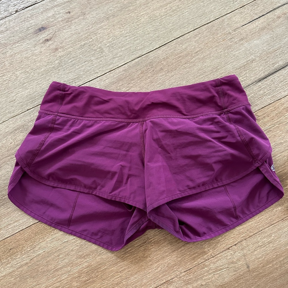 Lululemon Women's  Dark Purple Shorts